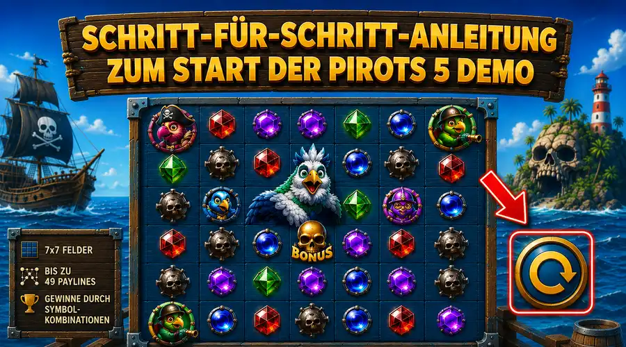 Start der Pirots 5 Demo